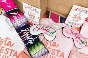 Custom Final Fiesta Serape Sash - Sprinkled With Pink #bachelorette #custom #gifts