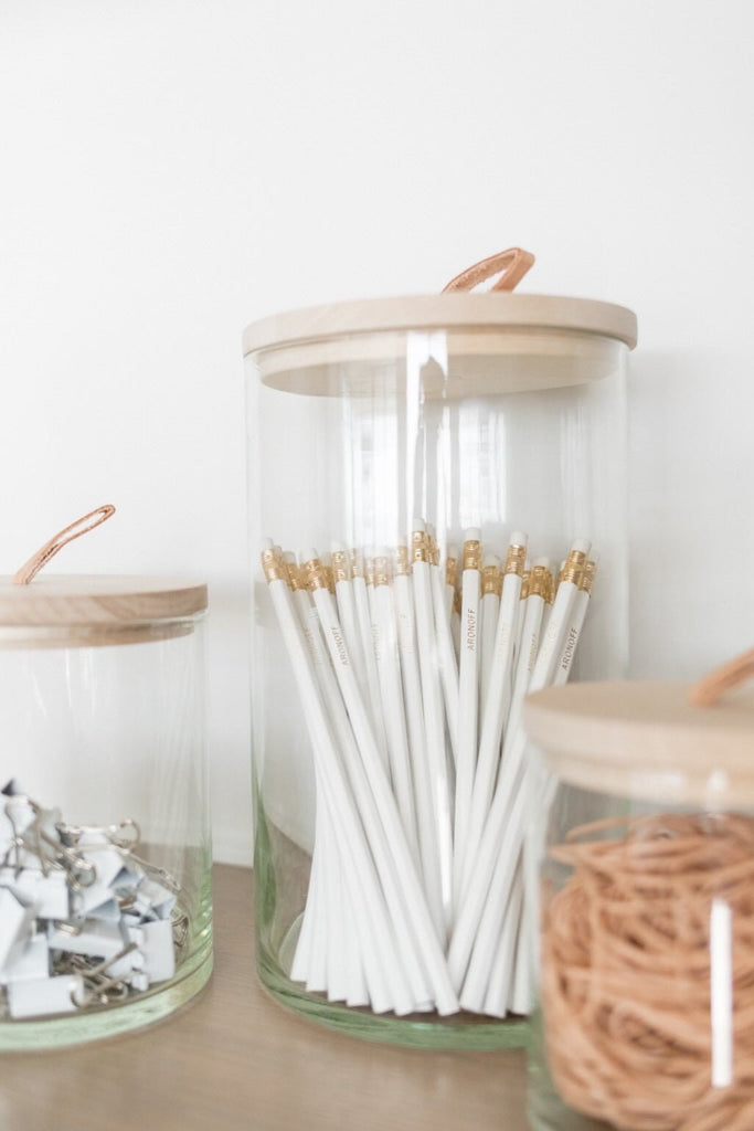 Custom Gold Foil Pencils - Sprinkled With Pink #bachelorette #custom #gifts