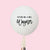 A white jumbo balloon reads "Future Mr. & Mrs. Wagner"