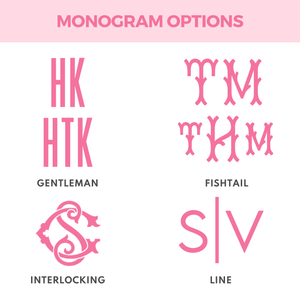 Custom Monogram 40 oz Tumbler - Sprinkled With Pink #bachelorette #custom #gifts