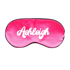 Custom Name Eye Mask - Sprinkled With Pink #bachelorette #custom #gifts