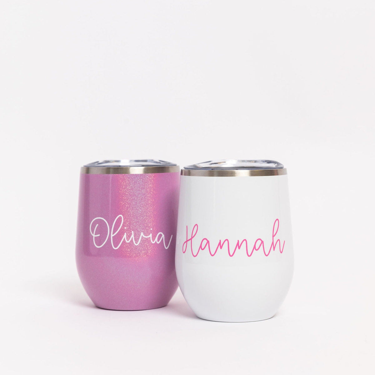 Personalize Wine Tumbler Custom Wine Glass Bachelorette Party Favors  Monogram Tumbler Insulated Stemless Wine Cup Tumbler With Lid and Straw 