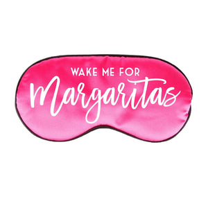 Custom Wake Me For Sleep Mask - Sprinkled With Pink #bachelorette #custom #gifts