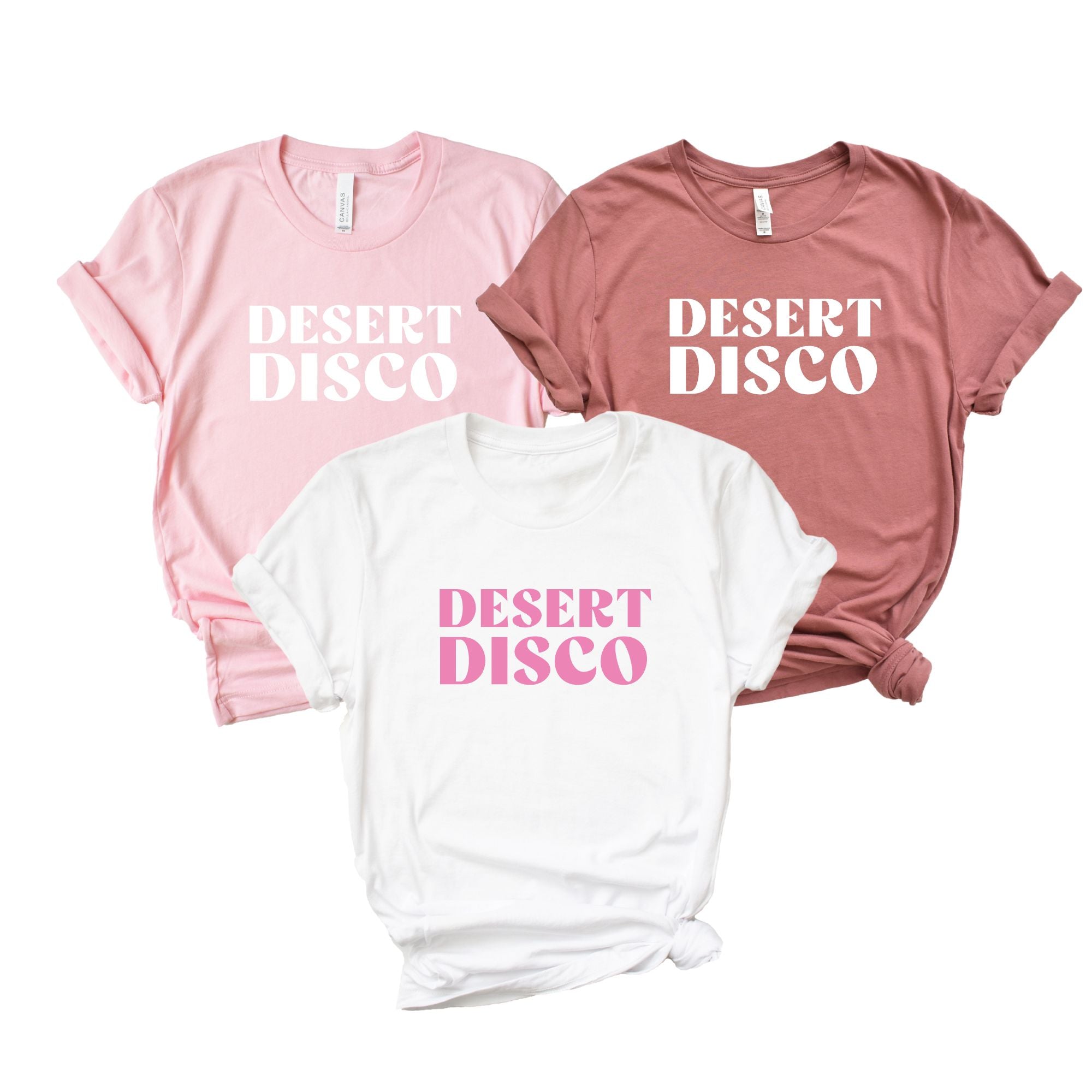 Desert Disco Shirt - Sprinkled With Pink #bachelorette #custom #gifts