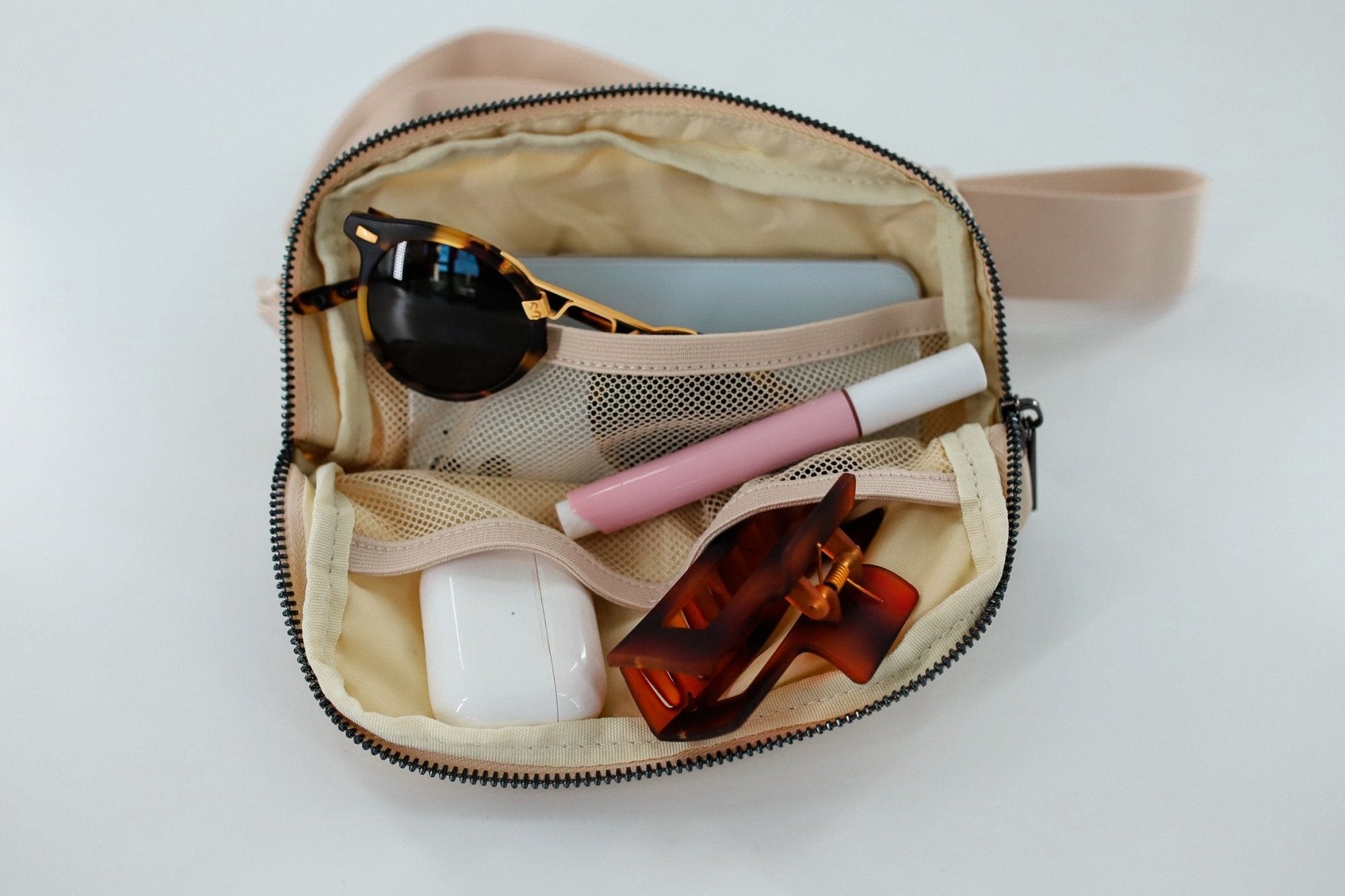 Embroidered Belt Bag, Middle - Sprinkled With Pink #bachelorette #custom #gifts