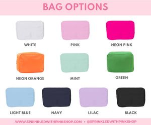 A graphic that shows off the color options of corduroy hats which can be customized.