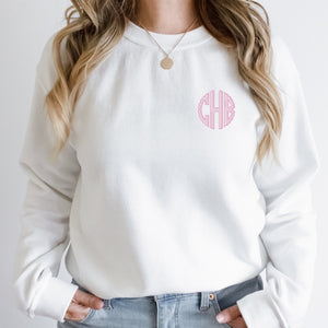 Embroidered Monogram Sweatshirt
