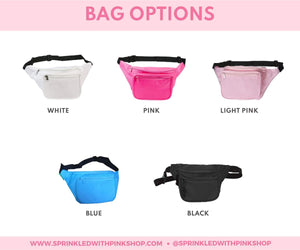 Getting Hitched / Getting Rowdy Fanny Pack - Sprinkled With Pink #bachelorette #custom #gifts