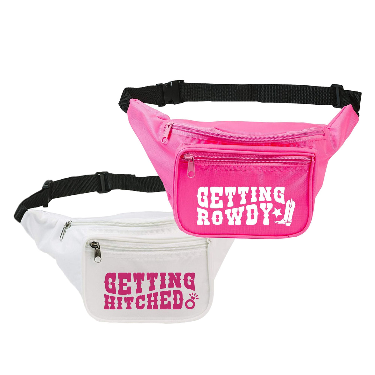 Monogrammed Fanny Pack - Sprinkled With Pink
