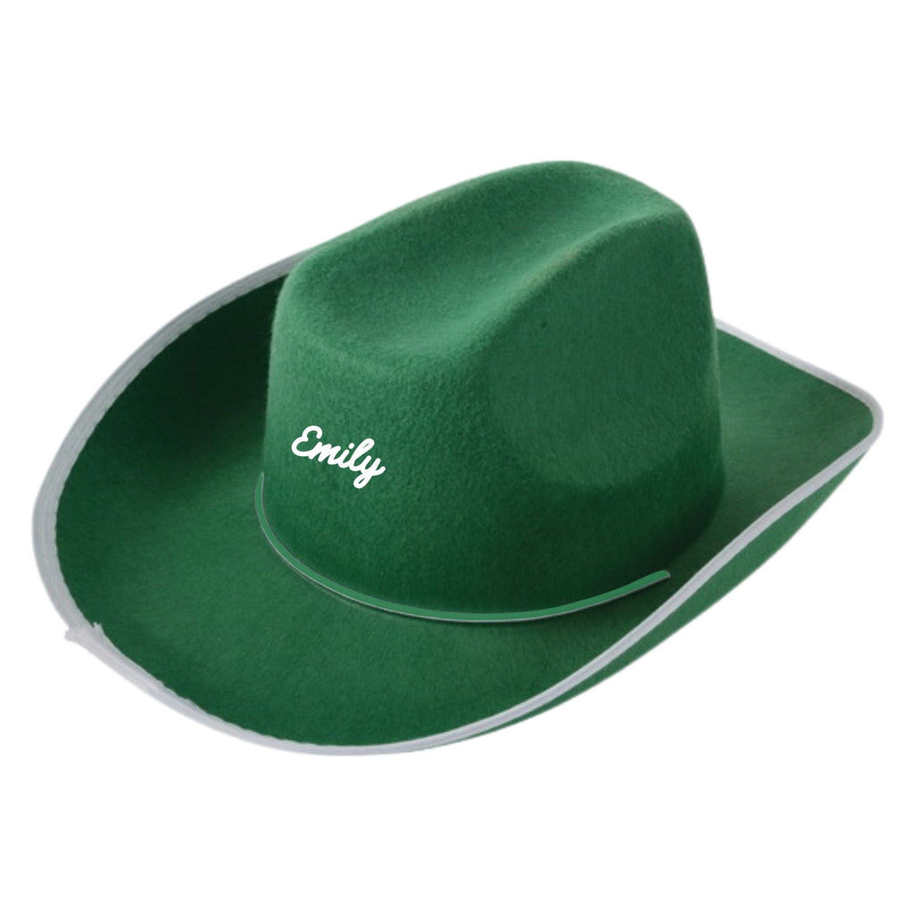 Green Custom Cowboy Hat