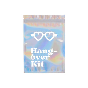 Hangover Kit - Heart Sunglasses - Sprinkled With Pink #bachelorette #custom #gifts