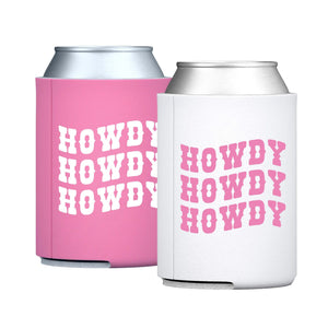 Howdy Can Cooler - Sprinkled With Pink #bachelorette #custom #gifts