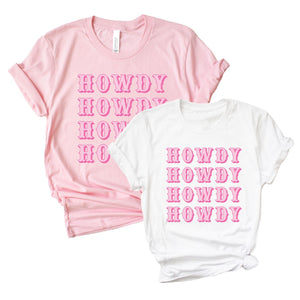 Howdy Shirt - Sprinkled With Pink #bachelorette #custom #gifts