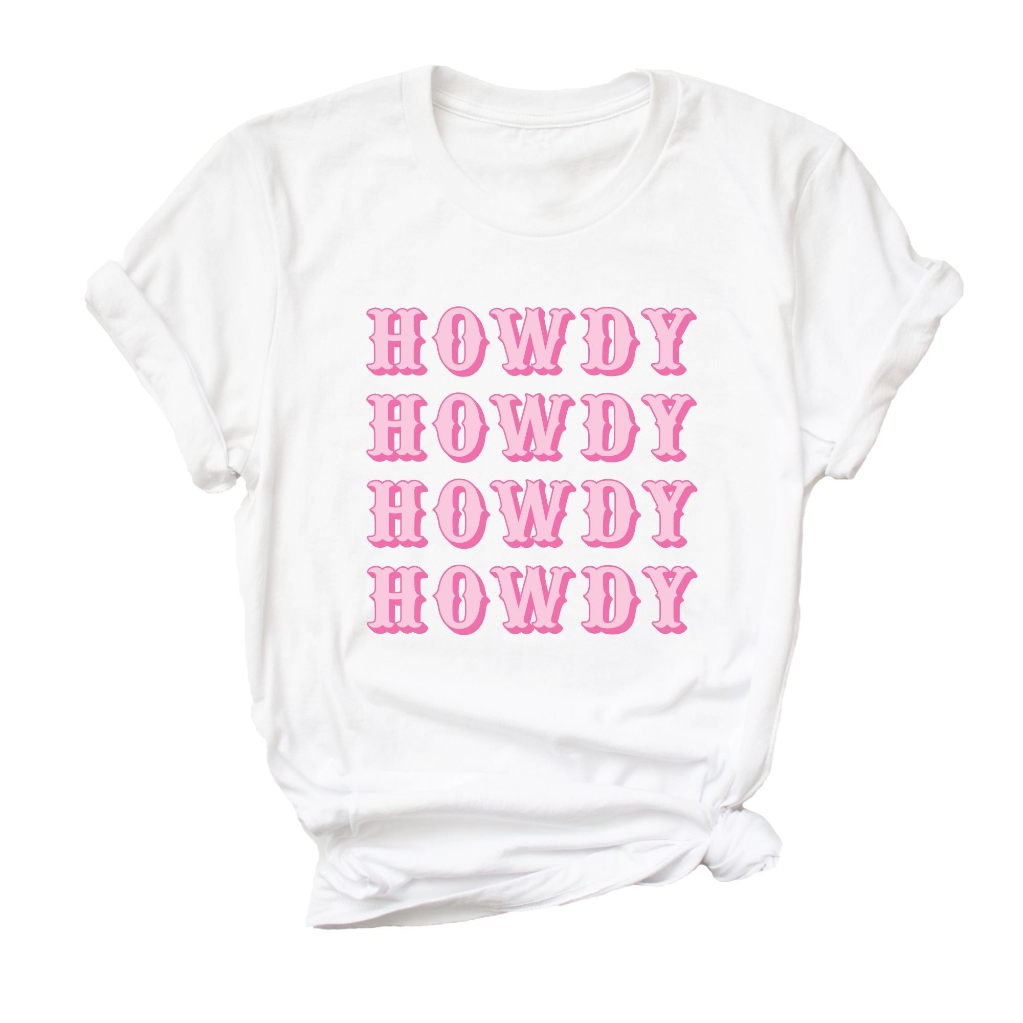 Howdy Shirt - Sprinkled With Pink #bachelorette #custom #gifts