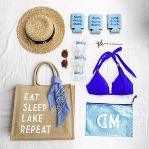 A collection of lake themed items