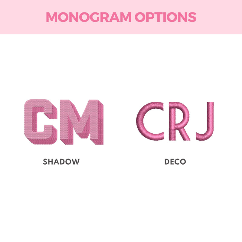 Leather Pouch, Embroidered - Sprinkled With Pink #bachelorette #custom #gifts