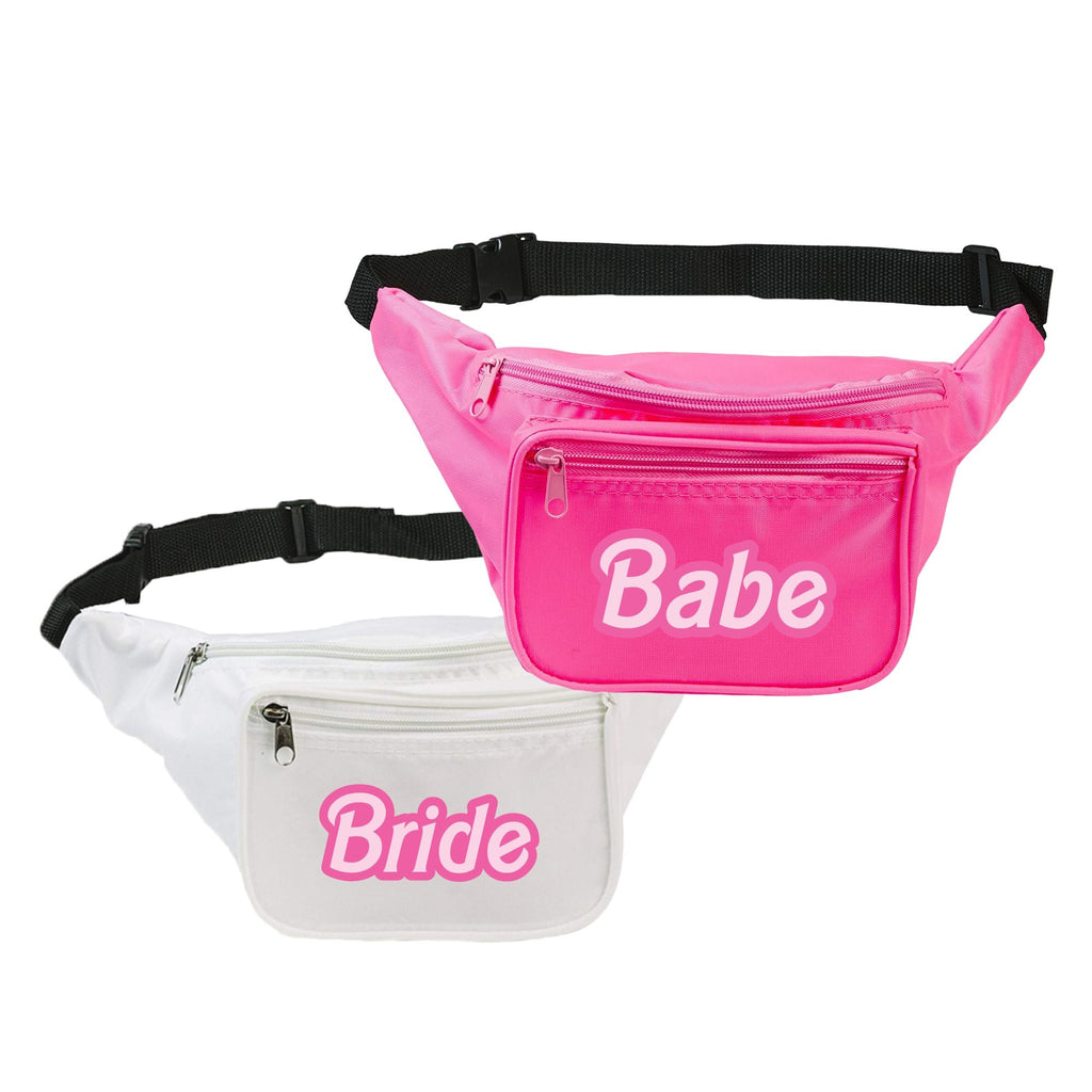 Let's Bach Party - Bride/Babe Fanny Pack - Sprinkled With Pink #bachelorette #custom #gifts