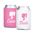 Let's Bach Party - Silhouette Can Coolers - Sprinkled With Pink #bachelorette #custom #gifts