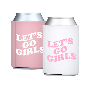 Lets Go Girls Can Cooler - Sprinkled With Pink #bachelorette #custom #gifts