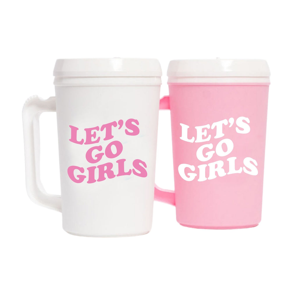 Lets Go Girls Mega Mug - Sprinkled With Pink #bachelorette #custom #gifts