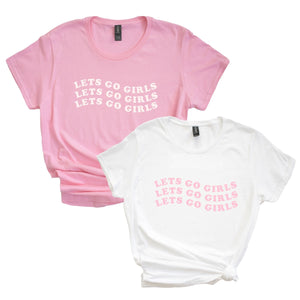 Lets Go Girls Shirt - Sprinkled With Pink #bachelorette #custom #gifts