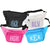 Fanny packs with a variety of monogram styles