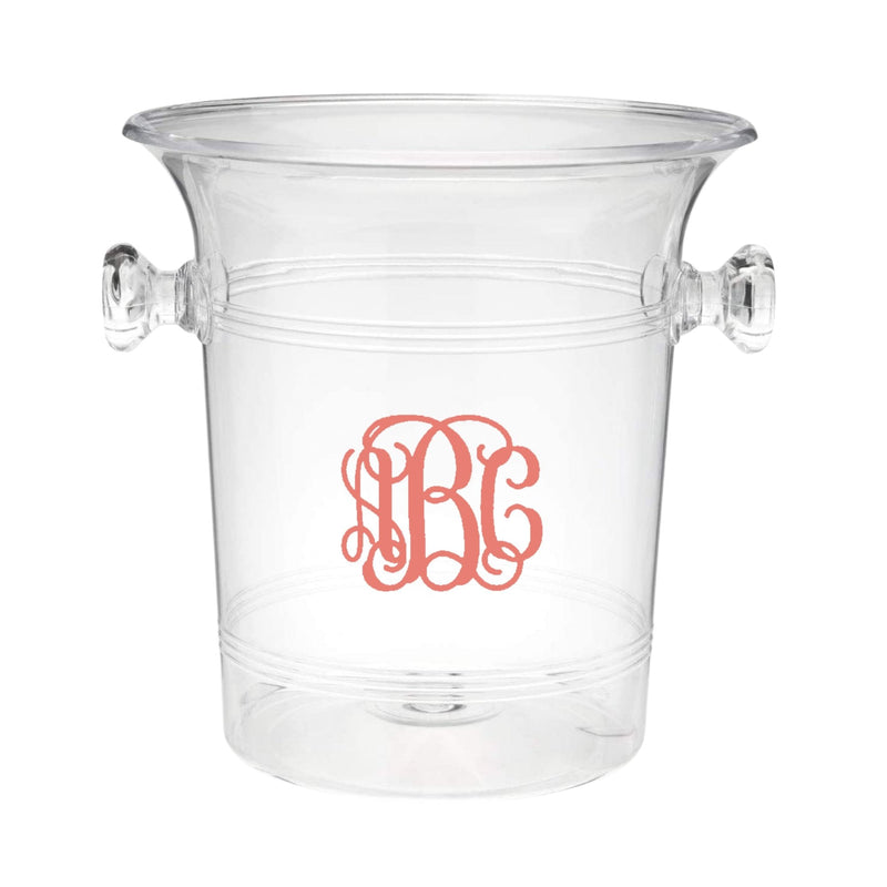 Monogrammed Ice Bucket - Sprinkled With Pink #bachelorette #custom #gifts