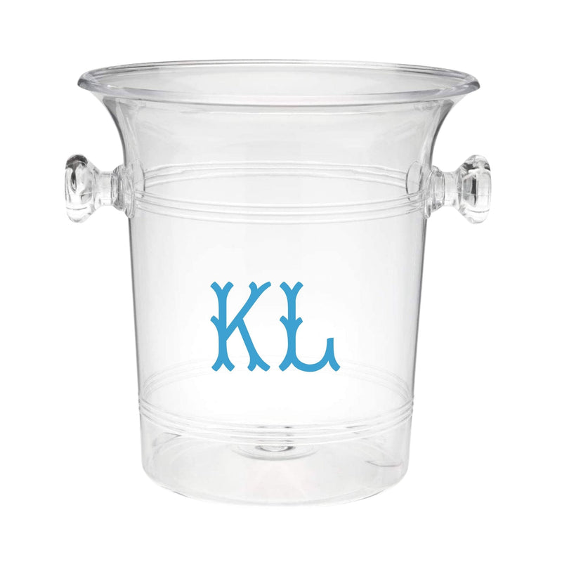 Monogrammed Ice Bucket - Sprinkled With Pink #bachelorette #custom #gifts
