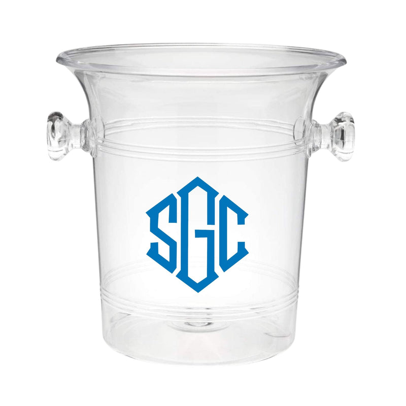 Monogrammed Ice Bucket - Sprinkled With Pink #bachelorette #custom #gifts