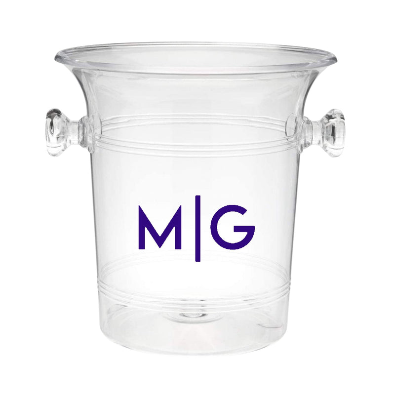 Monogrammed Ice Bucket - Sprinkled With Pink #bachelorette #custom #gifts
