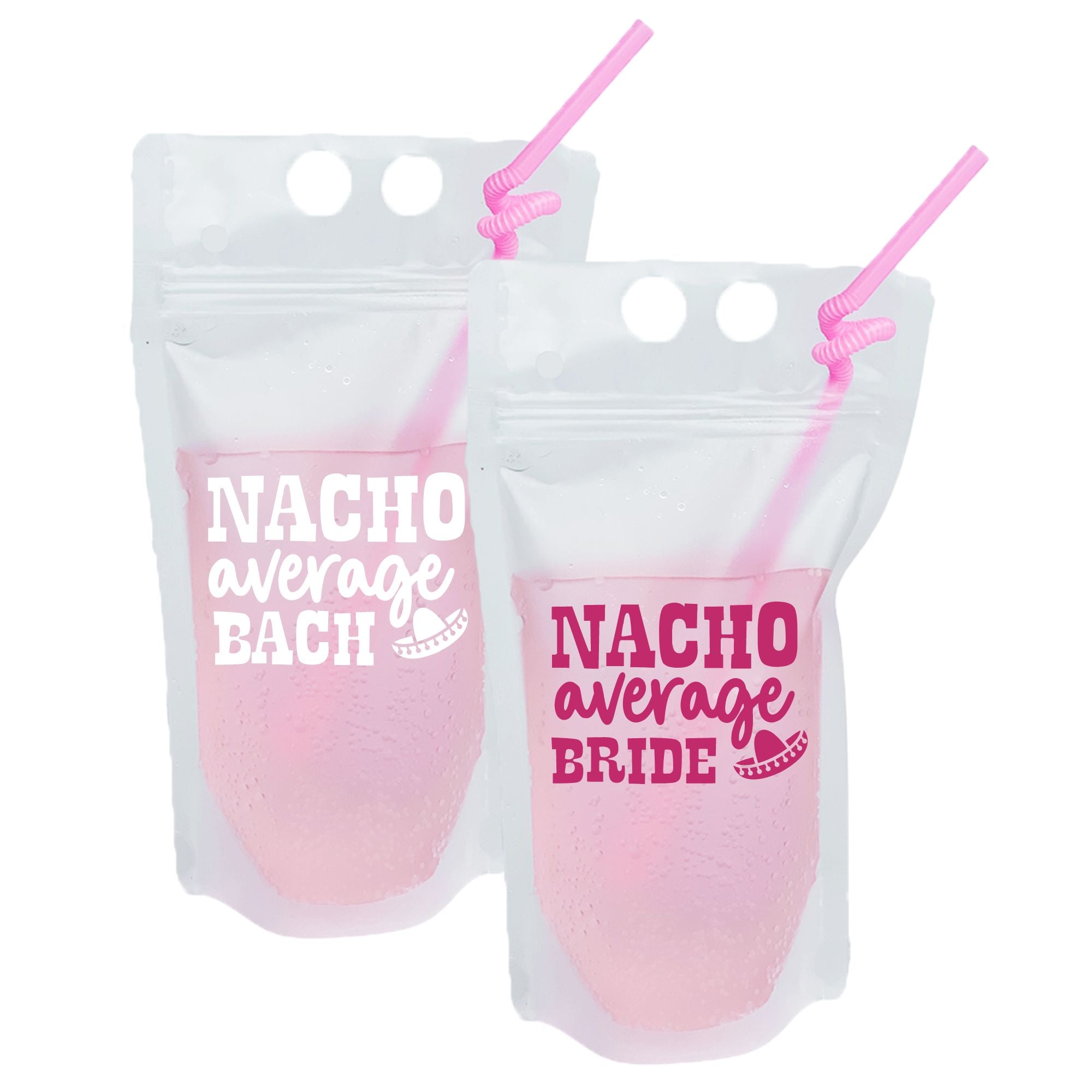 Nacho Average Bride / Bach Party Pouch - Sprinkled With Pink #bachelorette #custom #gifts