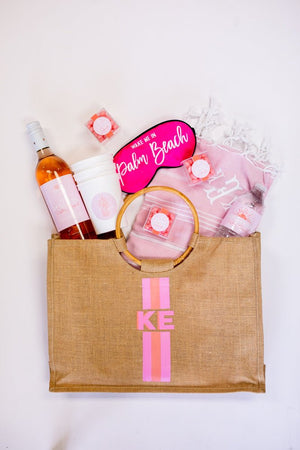 Palm Beach Candy Box with Labels (set of 12) - Sprinkled With Pink #bachelorette #custom #gifts
