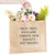 A jute carryall tote customized with sayings about Palm Beach