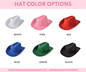 Pink Custom Cowboy Hat