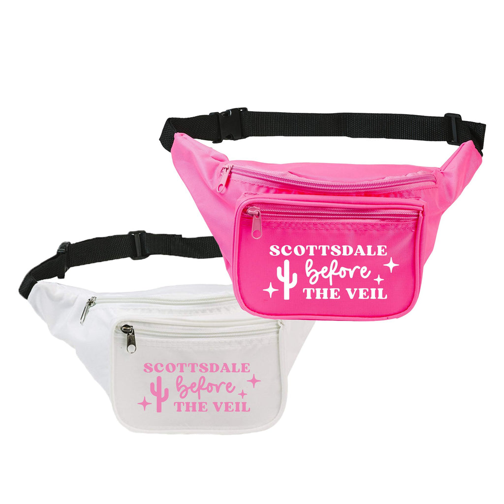 Scottsdale Before The Veil Fanny Pack - Sprinkled With Pink #bachelorette #custom #gifts