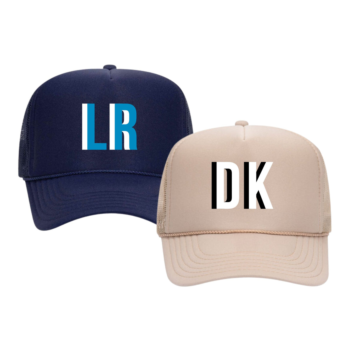 Navy Monogrammed Hat - The Southern Rose Monogram & Gift