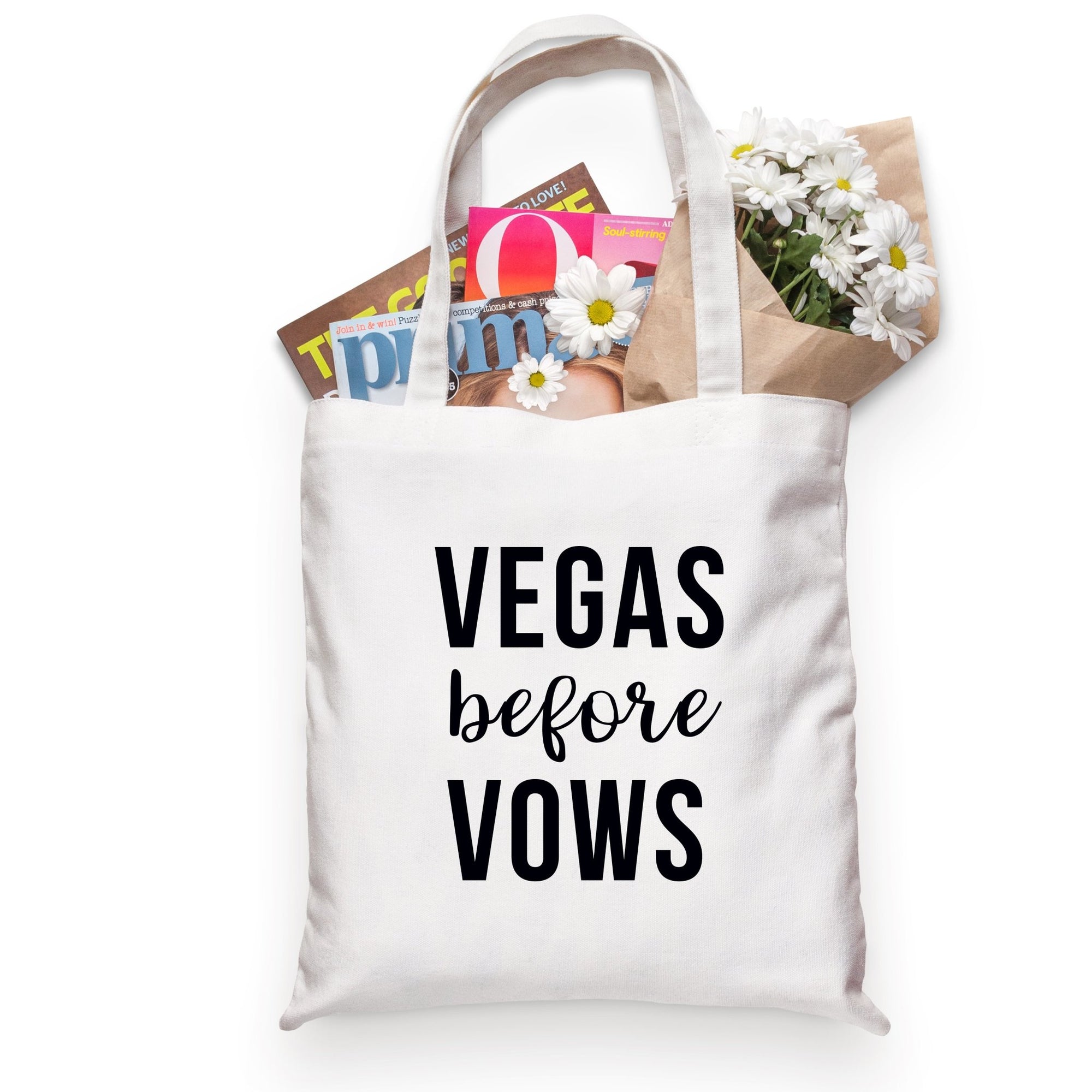 Vegas Before Vows Cotton Tote
