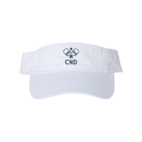 Visor, Embroidered Monogram Motif - Sprinkled With Pink #bachelorette #custom #gifts